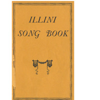 Pages from book Illini Song Book including notated music.