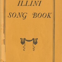 Cover artwork for the book Illini Song Book.