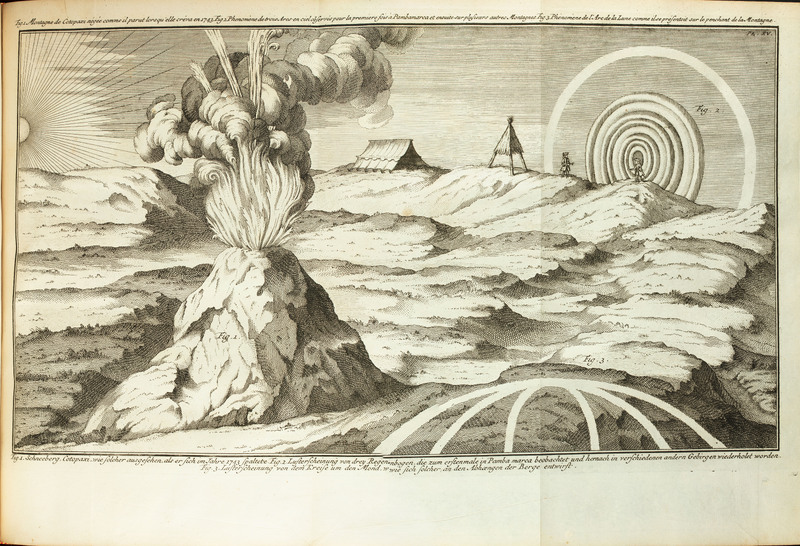  A portrait of the Cotopaxi stratovolcano in Ecuador erupting