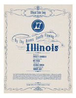 Cover, sheet music, and letter from the governor.
