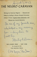 Title page of the book with handwritten date and messages written in the margins.