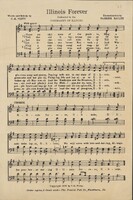 Sheet music for the song "Illinois Forever."