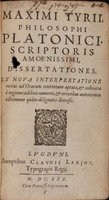 Title page for the book written in Latin