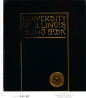 Cover art and first few pages of "University of Illinois Songs Book"