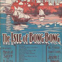 Cover artwork for the sheet music depicting a harbor with ships and a red palace with onion domes.