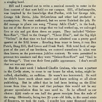 Text by Howard R. Green on his university experience.