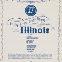 Cover artwork for the sheet music.