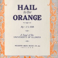 Cover art for the sheet music.